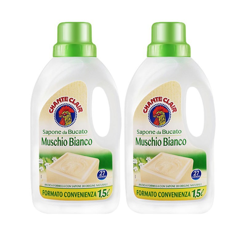 Italian Big Rooster Laundry Detergent 1500ml Chicken Head Liquid Laundry Soap Concentrated Powerful Stain Remover