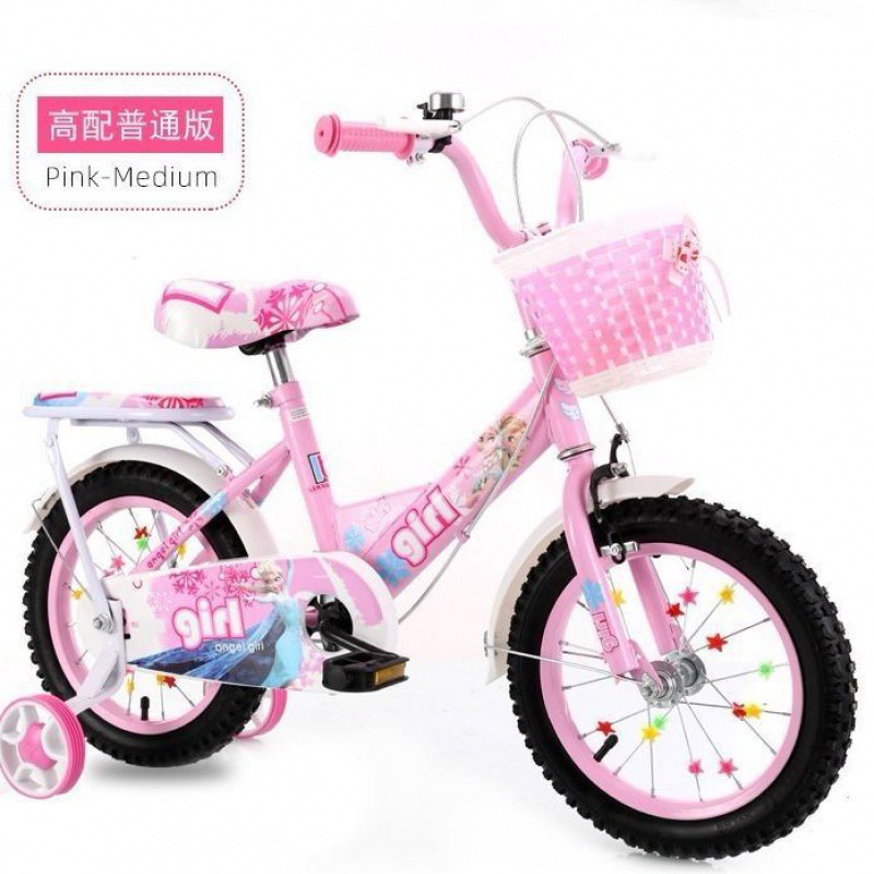 8 niños bicicleta niña Snow Strange bicicleta años coche de niños Aisha Aisha princesa pedal bebé Mai Taibao
