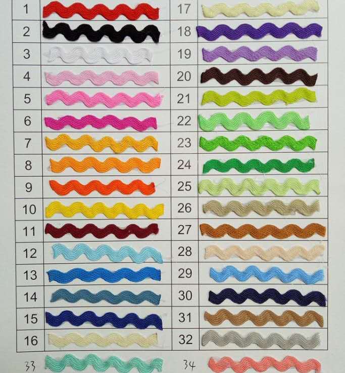 Selección de color de la tarjeta de color * 0,5 cm(250 m/paquete)