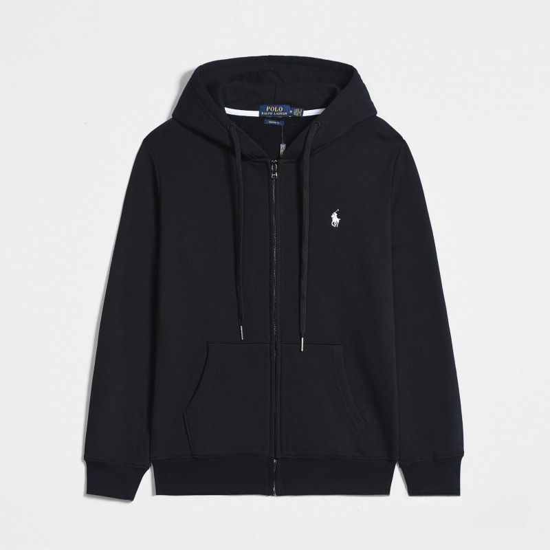 Spring and Autumn Thin Pony Hooded Rl Cardigan Solid Color Sweatshirt Embroidered Loose Large Size Paul Men's Polo Outer Wholesale Spring and Autumn Thin Pony Hooded Rl Cardigan Solid Color Sweatshirt Embroidered Loose Large Size Paul Men's Polo Outer Wholesale