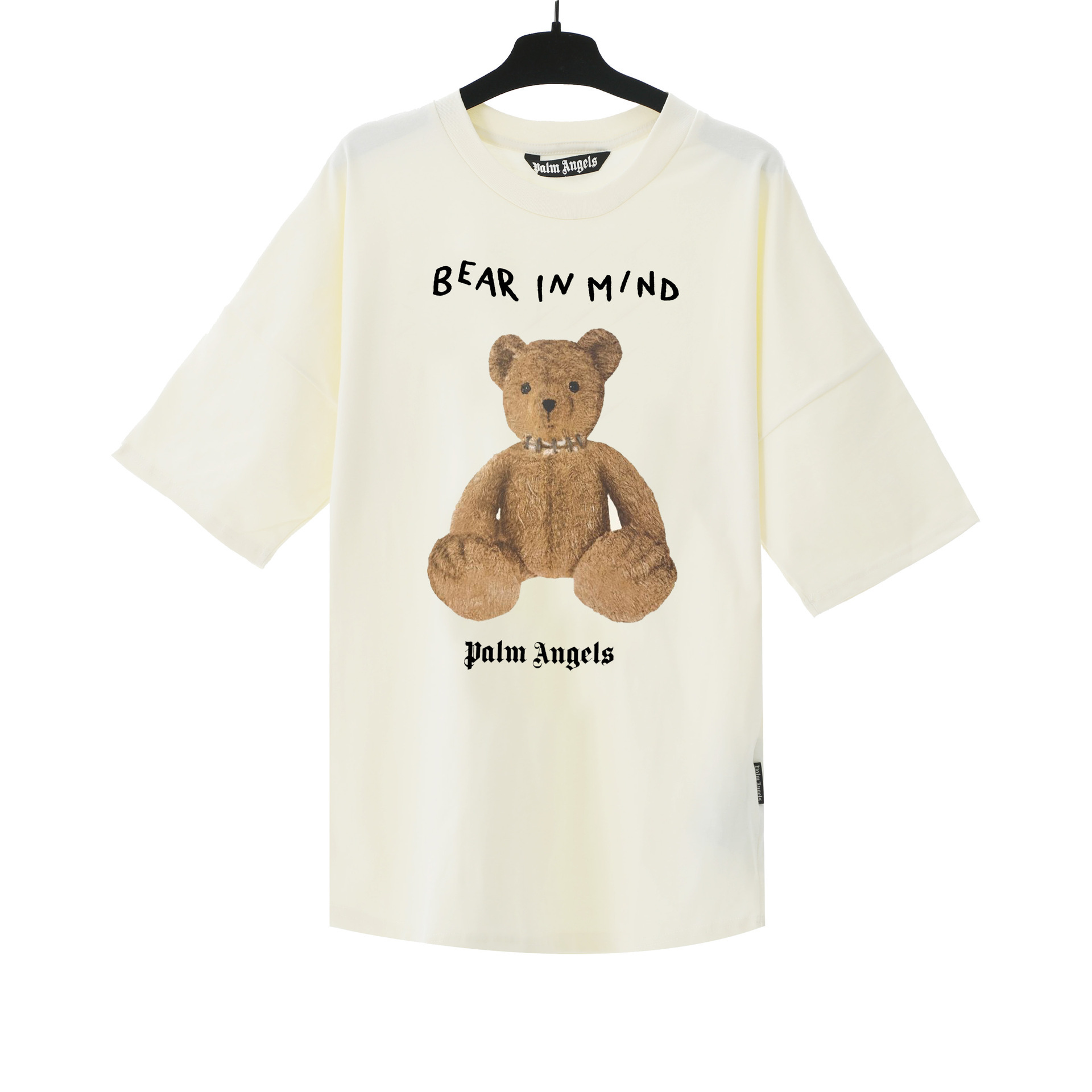 Camiseta Unisex de Manga Corta con Logo de Grafiti de Ángel, Algodón Peinado y Corte Holgado | Tela Transpirable