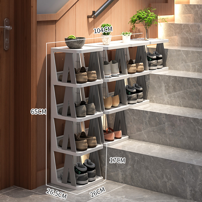 계단신발장 5432 그레이 화이트₩