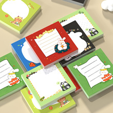 韩国INS风卡通便利贴 简约可爱N次贴学生备忘留言纸便签记事本