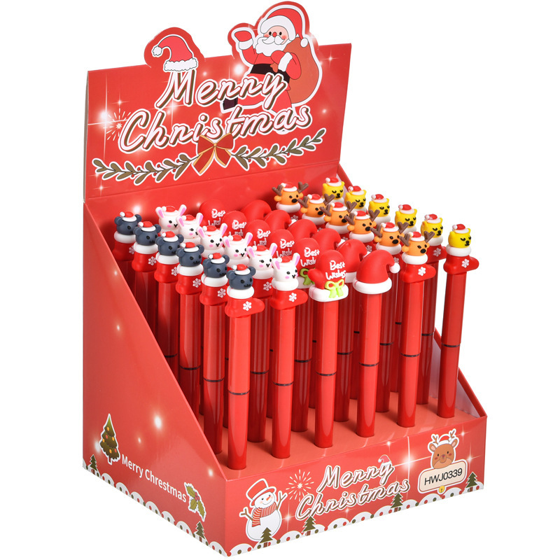 クリスマスシリーズの中性ペンは芯を変えることができます。|undefined