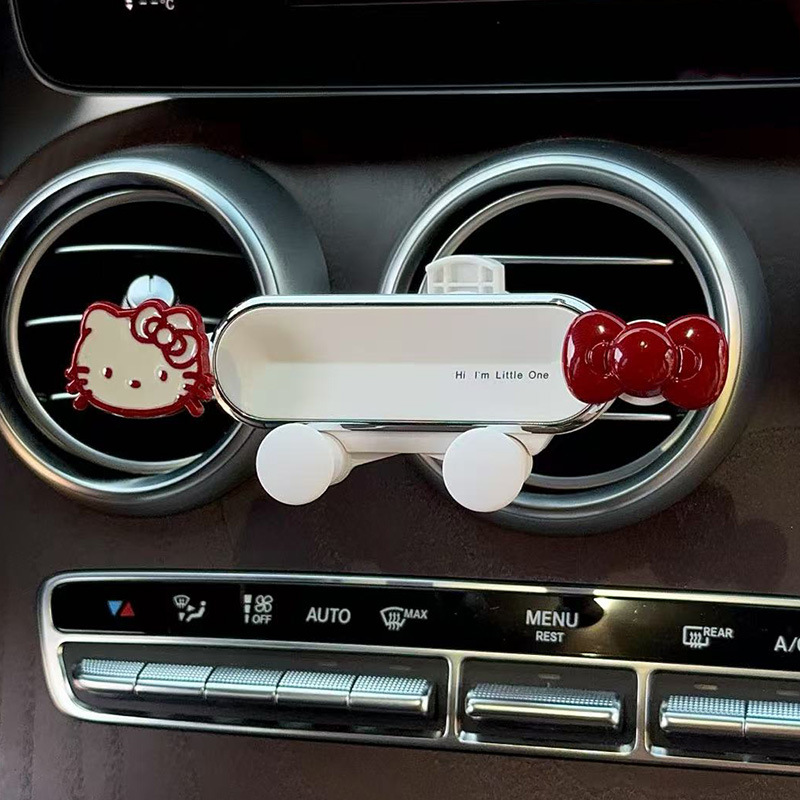 Car Mobile Phone Holder Air Outlet Special for Women 2025 New Cute Creative Interior Car Navigation Support Bracket