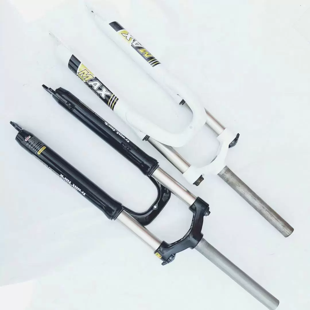 26-дюймовая передняя вилка с амортизатором для горного велосипеда, регулируемая передняя вилка из алюминиевого сплава, алюминиевая плечевая передняя вилка, амортизирующая Пружинная Вилка