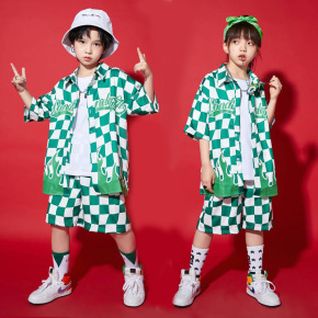 Children's street dance trendy clothing hiphop set, handsome performance clothing for boys, hip-hop children's clothing trendy performance clothing for girls