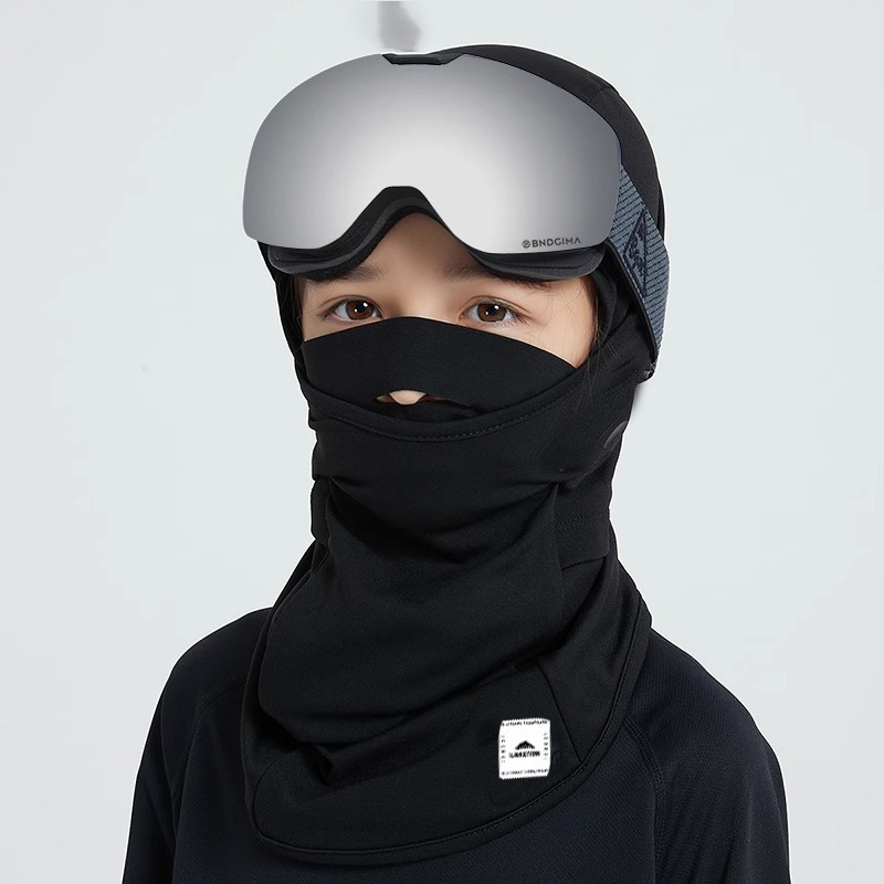 2025 新しい子供用スキーフード冬の屋外サイクリング防風暖かい速乾性通気性ネックカバースキー顔保護|undefined