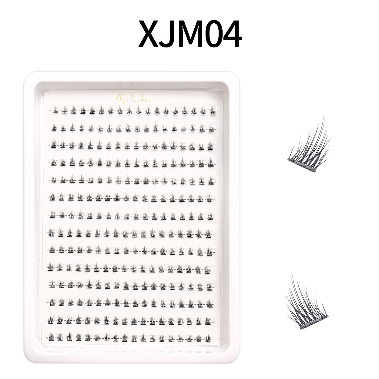 Amazon venta en caliente sobre las pestañas falsas bajo las pestañas combinación de comercio exterior, Europa y América, cabello D-curso DIY ojos pestañas al por mayor