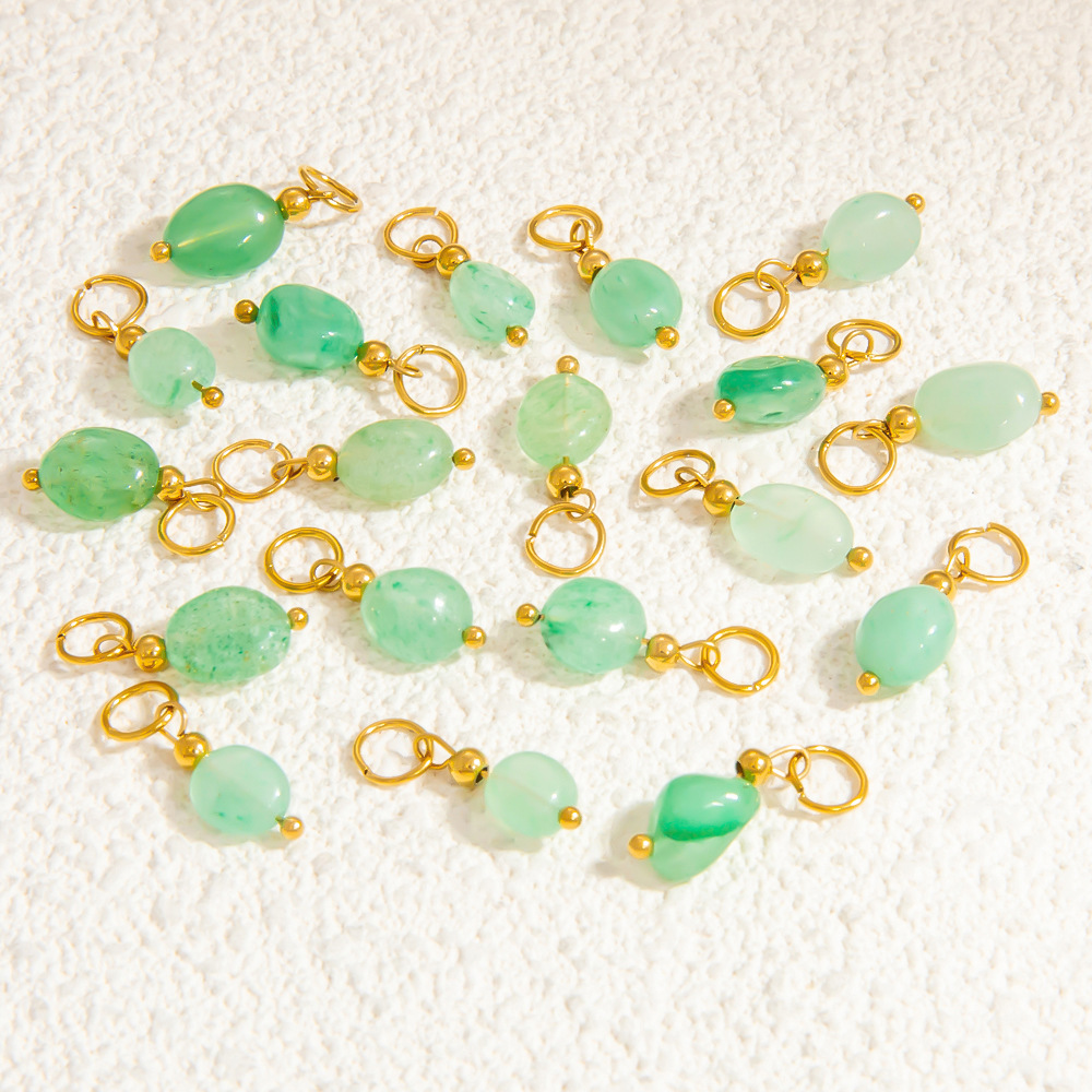 8g Weight Pendant Jewelry Making Type DIY Jewelry Accessories Classification 20 PCS/Package, 3 PCS/Package Quantity 304 Stainless Steel, natural stone Material Geometric Pattern Plating Design Vintage Style, Classic Style Style 20 PCS/Package 3 PCS/Package 304 Stainless Steel Natural Stone Geometric Pendant 7