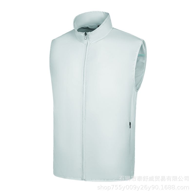 Ropa de aire acondicionado solar transfronteriza de verano nueva ropa de sitio de construcción chaleco de enfriamiento al aire libre para hombres con ventilador chaleco de pesca