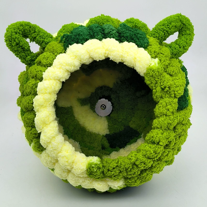 Handmade Thick Knitted Bird Nest, Plush Velvet, Supported Structure — Small/Medium/Large