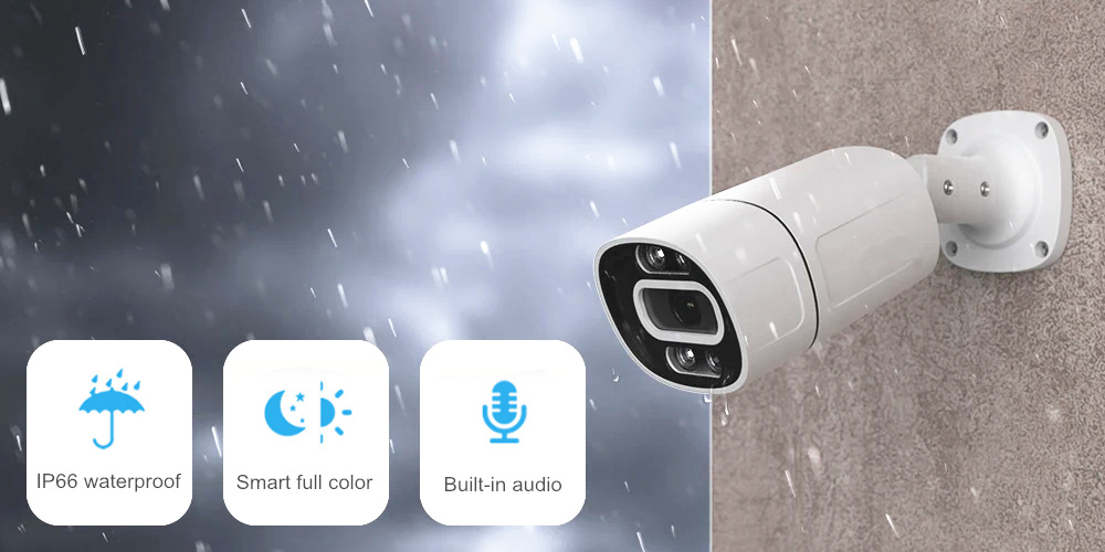 XMeye 5MP PoE kamera CCTV NVR seti