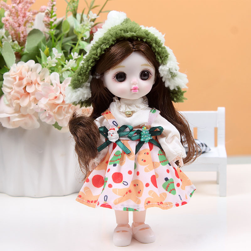 17 cm caja de regalo conjunto de marea constante muñeca Barbie muñeca muñeca cambiante articulaciones muñeca estand móvil