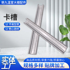 メーカー卸売り温室野菜ハウス部品亜鉛メッキ厚さ圧膜溝固定器防風溝トンネルカード溝