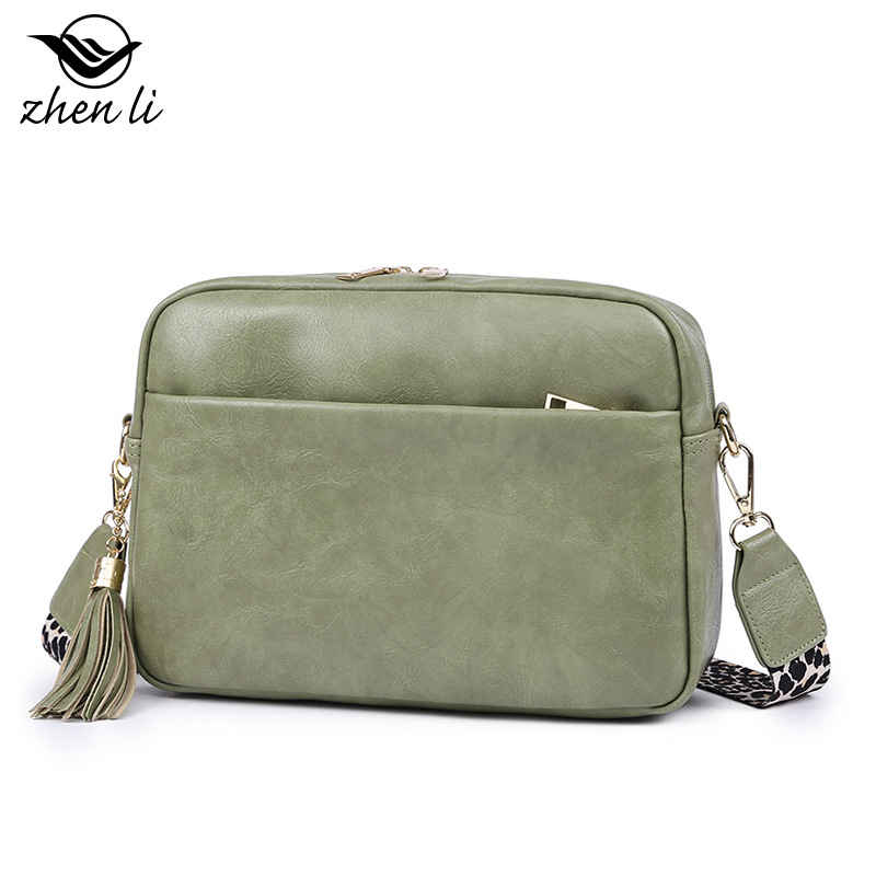 Zhenli bolso de hombro de color caramelo bolso de mujer nuevo bolso de mensajero de hombro bolso de borla de estilo retro al por mayor
