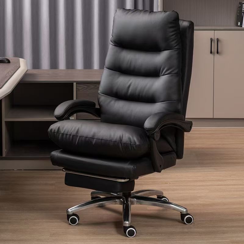 Office Computer Chair, Executive Chair, Long-Sitting Office Chair, Study Room Bedroom Chair, Ergonomic Swivel Chair for Home Use