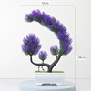 Realistic art decoration, plant lamp, table plastic jewelry