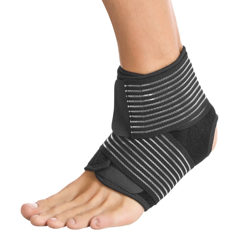 Fabricante de bobinado doble compresión tobillo guardia transpirable tobillo guardia tobillo protección deportes tobillo guardia al por mayor en stock