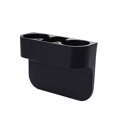 Car supplies car water cup holder creative seat gap storage rack cup holder three-in-one beverage holder storage box (Car cup holder/beverage holder) - black