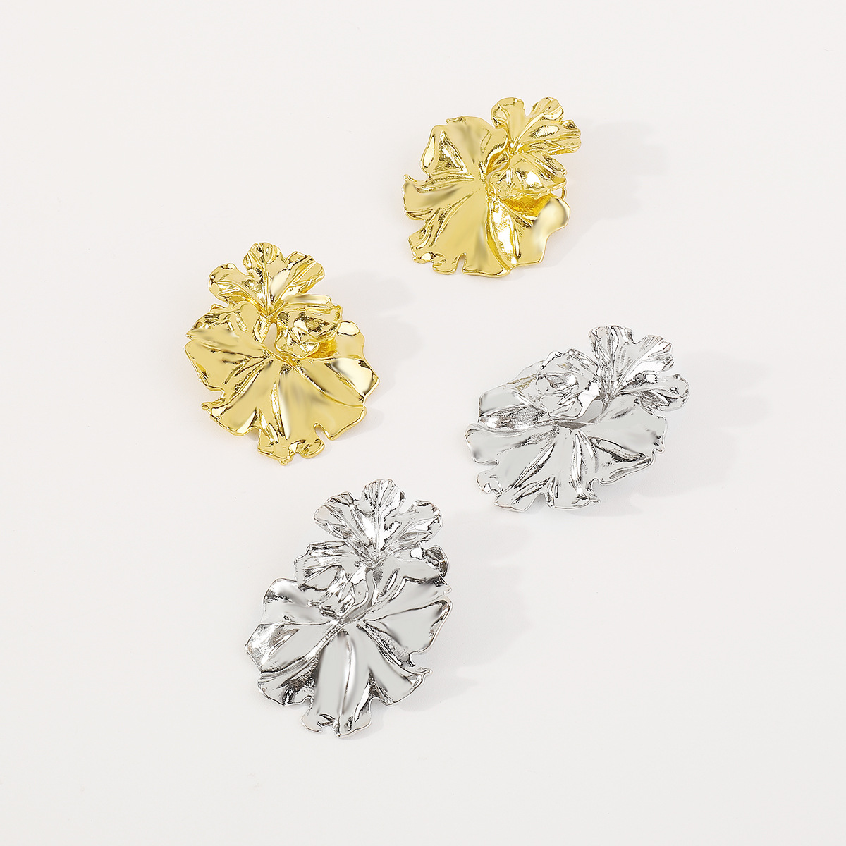 42g Weight 0.03µm Gold Plating Thickness Electroplated Gold Plating Process 201 Stainless Steel Ear Needle Material Golden Plated Plating Material Ear Studs Classification 1 Pair Quantity Holiday, Daily Occasion Alloy Material Geometric Pattern Women's Gender IG Style, Casual, Exaggerated Style Plating Craft 1 Pair IG Style Casual Exaggerated Geometric Alloy Ear Studs 46
