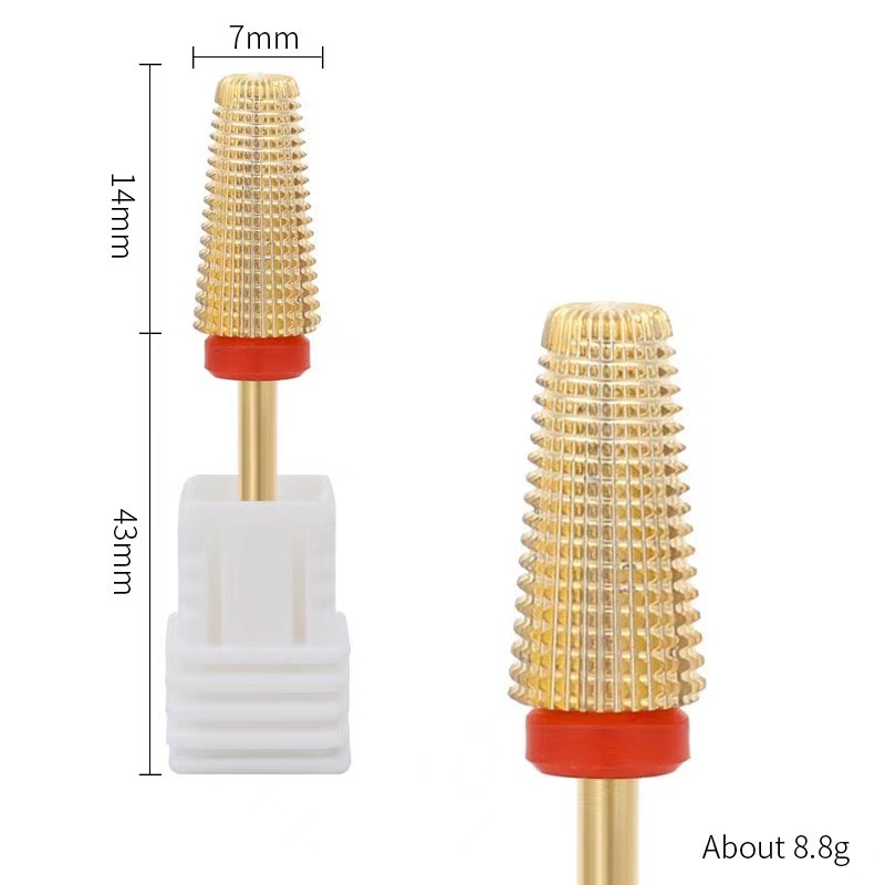 Cinco en uno acero tungsteno oro F