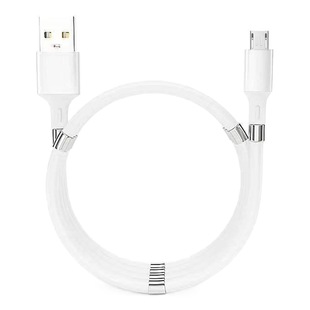 Новая линия хранения данных с магнитным всасыванием подходит для Apple TYPE-C Силиконовая линия удобного хранения Магнитного Всасывания Android 3A зарядная линия