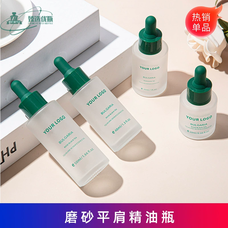 Спот Mengsha бутылка эфирного масла 20-50ml эссенции Бутылка эфирного масла капельница плоская плечая бутылка