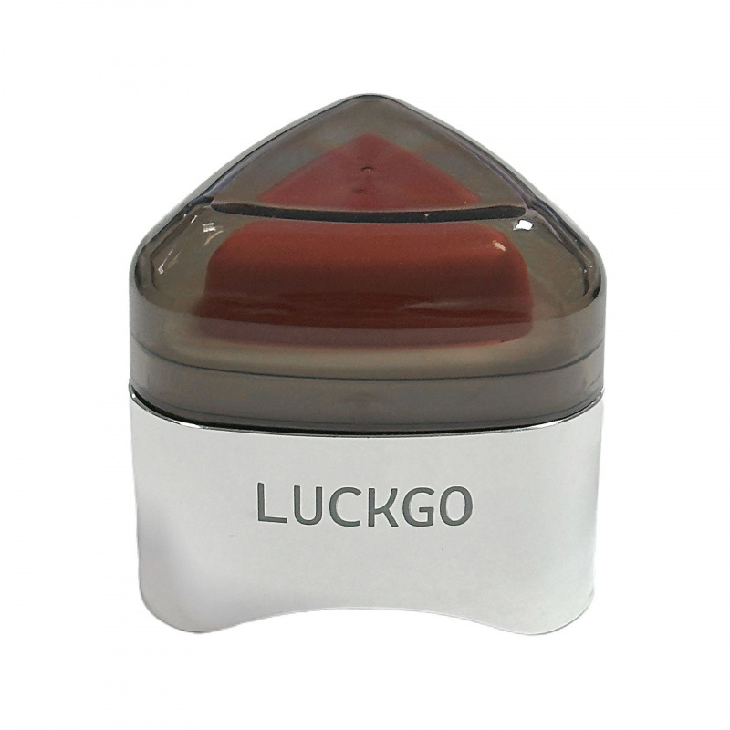 LUCKGO Silver Mirror Triangle Blush Cream Aqueous Blush en la cara no se pega en polvo, blush suave y blanqueador maquillaje transfronterizo