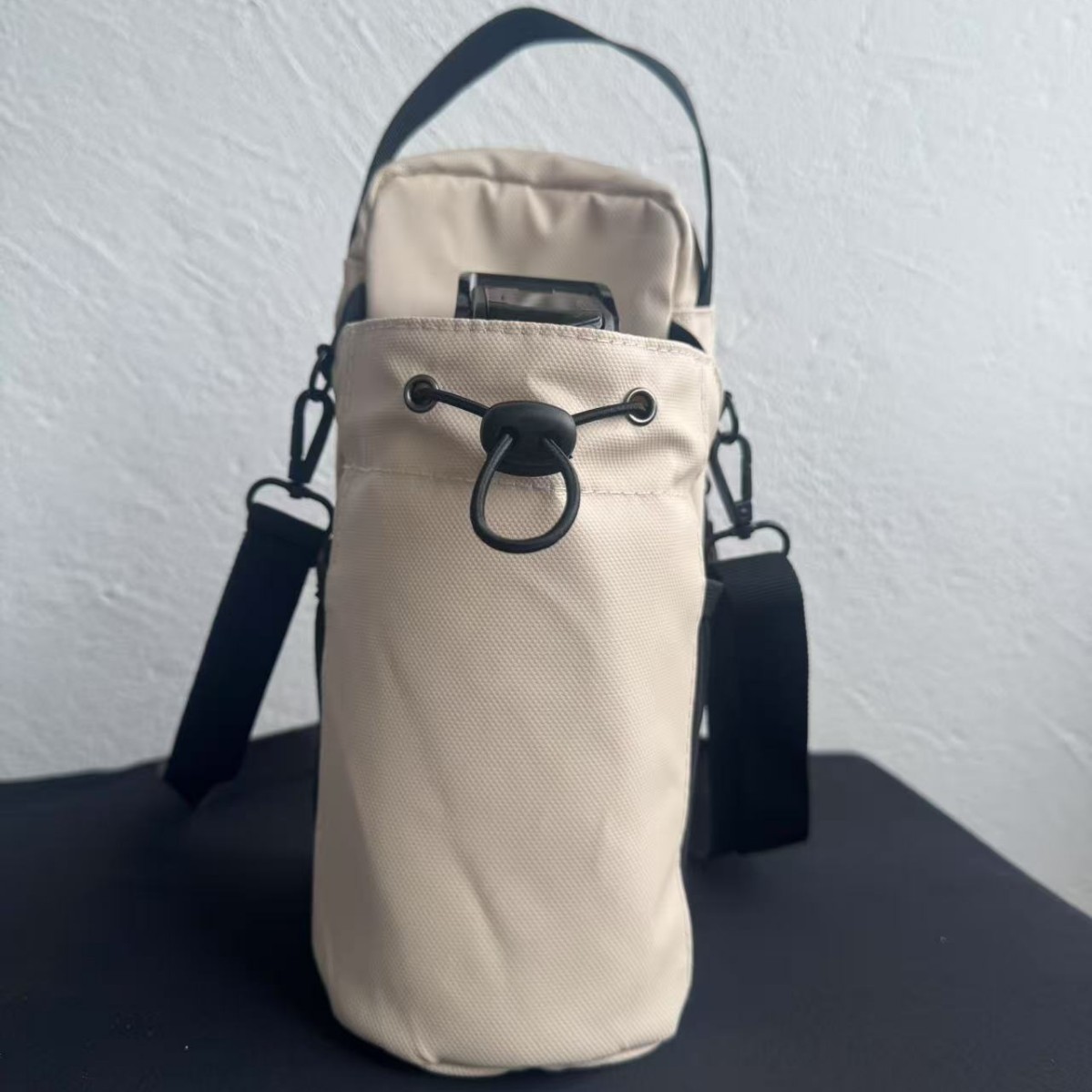 Transfronterizos de fitness bolsa de hervidor de agua de absorción magnética gimnasio deportivo bolsa inclinada almacenar bolso portátil impermeable resistente al desgaste