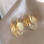 心形镂空小众花瓣耳扣