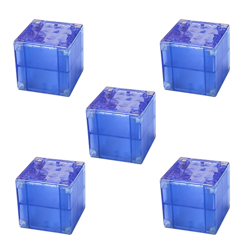 磁力方块 透明宝蓝 5PC