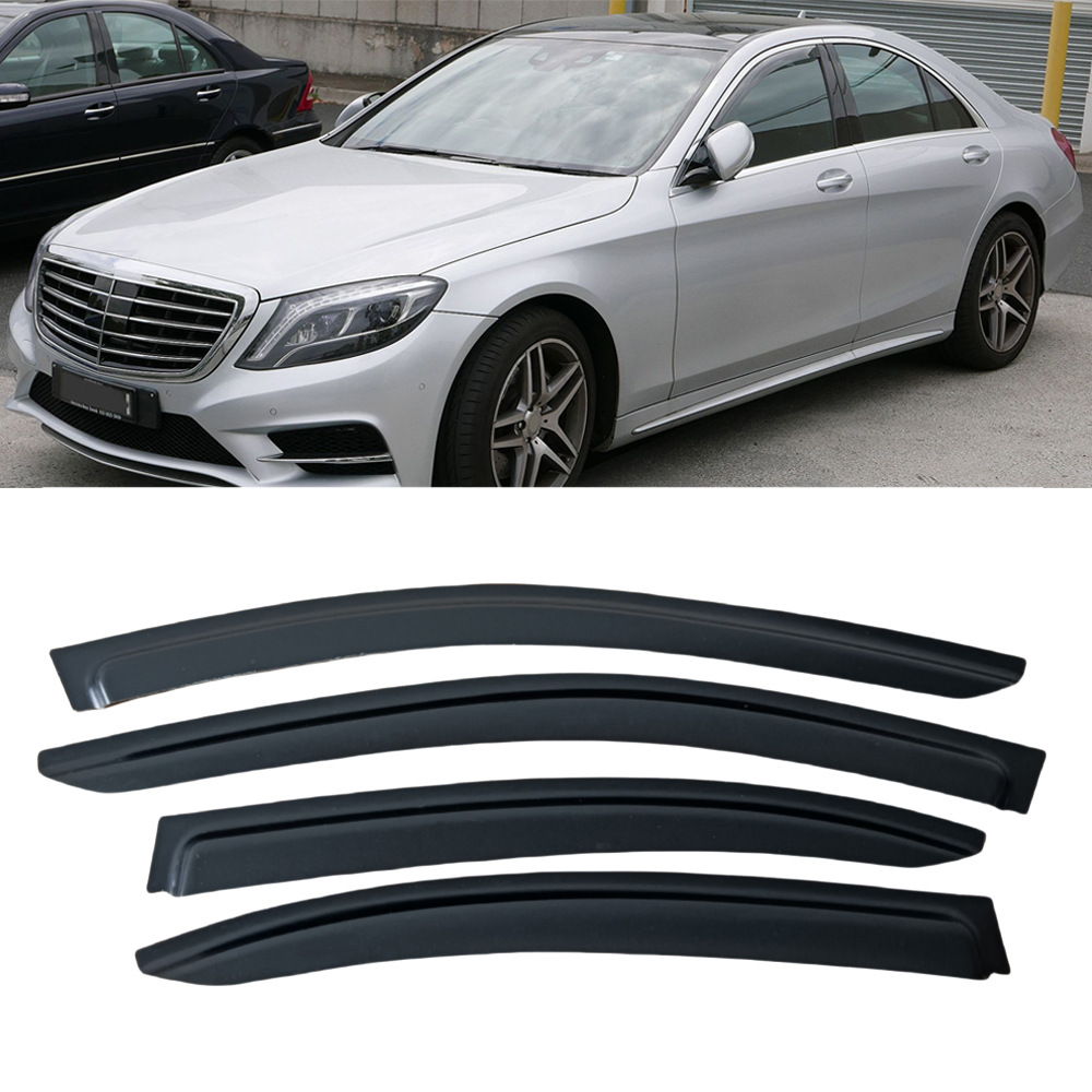 Mercedes-Benz Wind Deflectors for MERCEDES-BENZ S-CLASS W222 Long Wheelbase 2014-2020 (Rain shield) - for-s-class-w222-long-wheelbase-2014-20204pcs