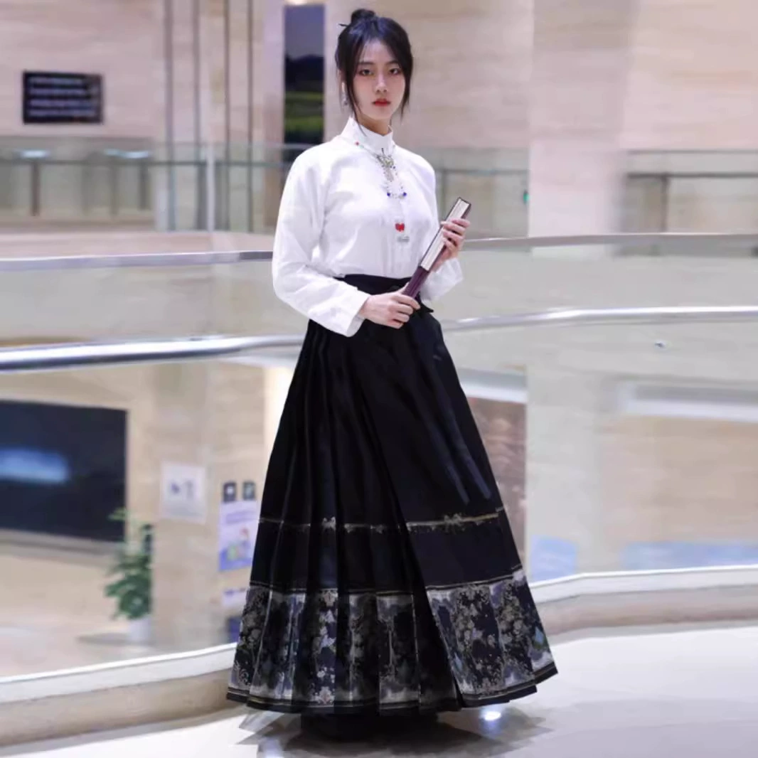 Цаосянская юбка с конским лапшой весной и летом для взрослых