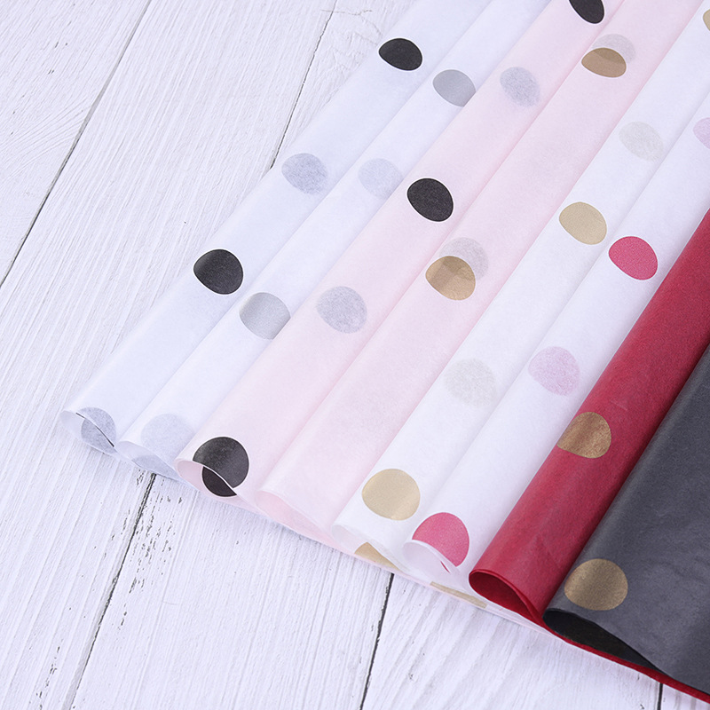 20 piezas 50x70cm tamaño puntos Sydney revestimiento de papel ramo floral flor tienda de flores material de embalaje papel