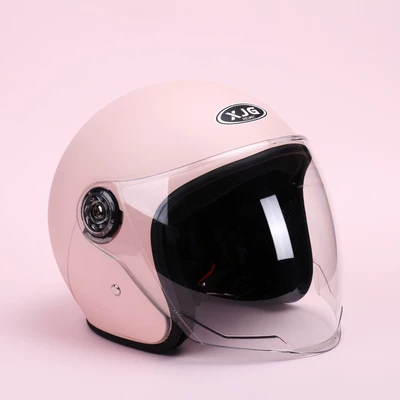 Scooter All-Season Universal Safety Helmet | Motosiklet kaskı (dəbilqə) - soft-mist-powder-cold-protection-and-warmth-hd-clear-lenses