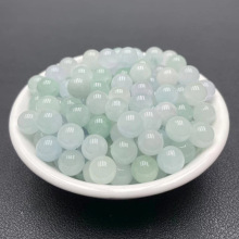 天山翠圆珠散珠玉珠子手工diy编绳水晶翡翠手链项链男女配珠材料