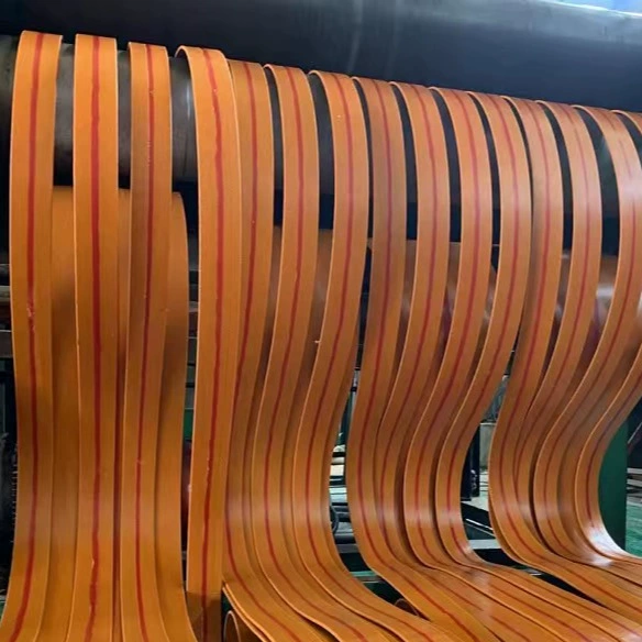 Желтый холщовый плоский ремень, резиновый подъемный ремень, промышленный конвейерный ремень, износостойкий конвейерный ремень, ремень передачи машины, плоский ремень