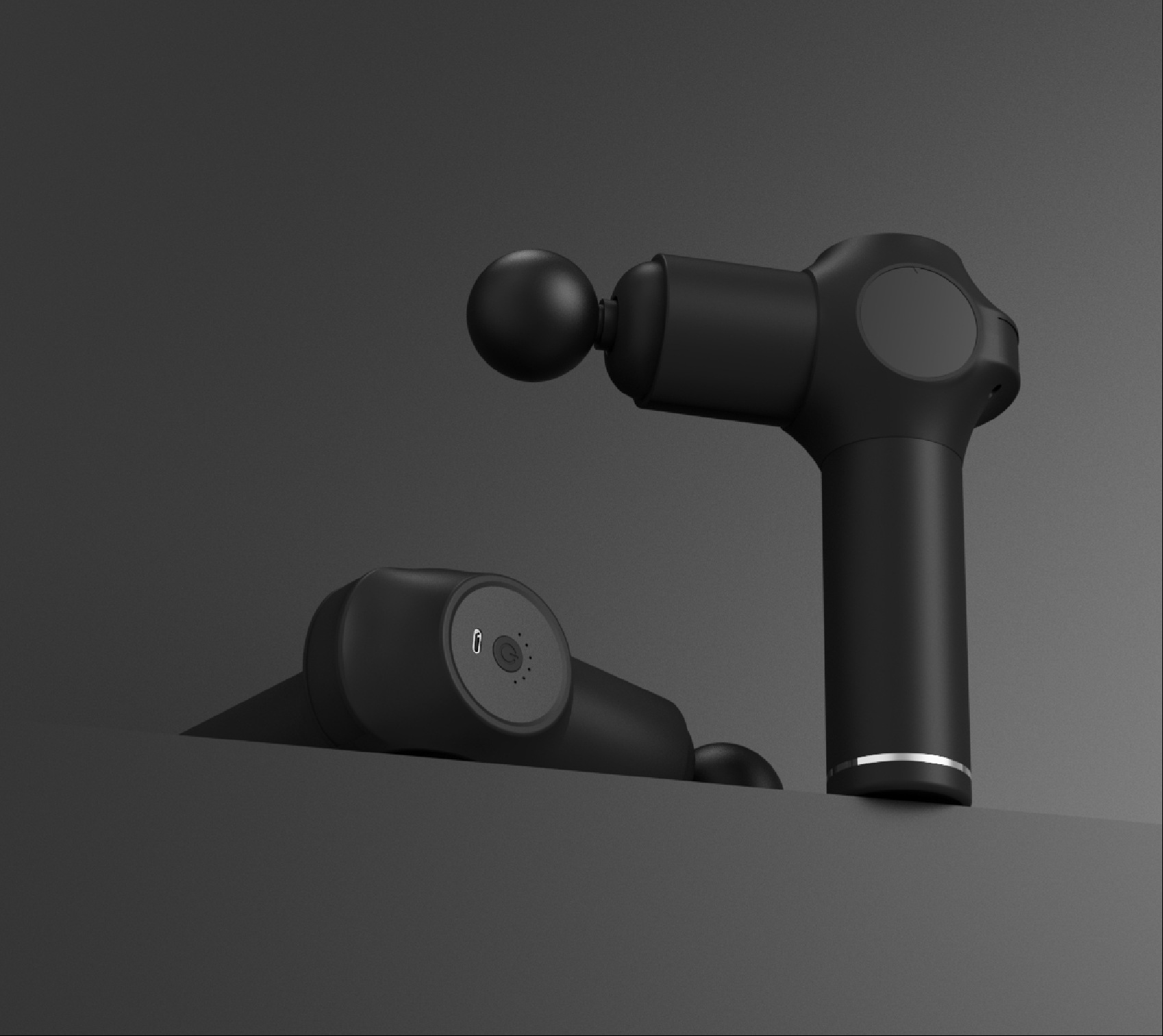 Nuevo modelo de pistola de masaje para fascia, masajeador eléctrico portátil profesional para músculos del trapezius, masajeador de relajación muscular, grado médico.