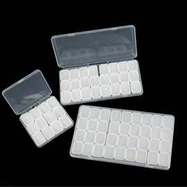 厂家批发 36 格调色盒 塑料翻盖水彩盒 学生丙烯颜料美术画画盒子