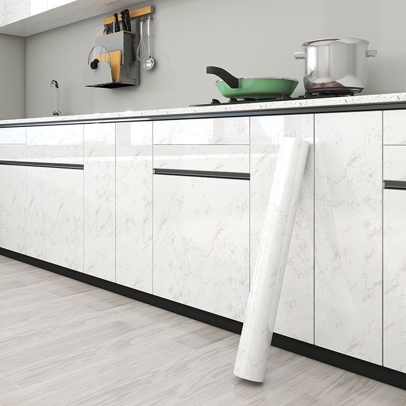 Cocina de mármol a prueba de agua a prueba de aceite pegatinas resistentes a altas temperaturas papel pintado autoadhesivo gabinete de cocina hogar a prueba de humedad estufas renovación papel pintado