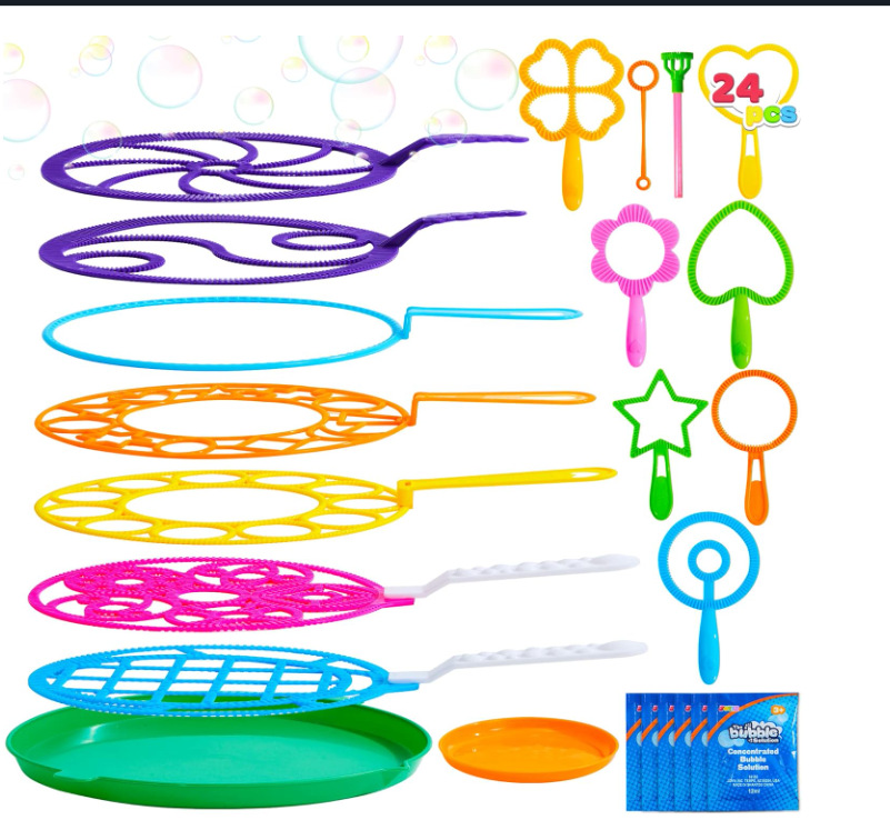 Cross-Mirror e-commerce suministro de varias herramientas de soplado de burbujas traje de actividades al aire libre burbuja colorida burbuja al por mayor