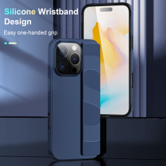 工場の新商品はiphone16携帯ケースアップル15promaxシリカゲルリストバンドの肌感保護カバーを適用します。