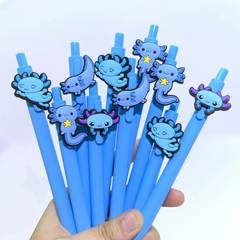 クロスボーダーの新型イモリの赤ちゃんの形の中性の筆の奇妙な青いシリーズのイモリの形のペンの学生は文房具を書きます。