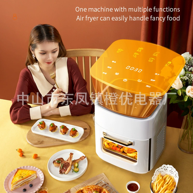 15-литровый умный аэрогриль Cross -border AIRFRYER трехслойная большая ёмкость электрическая духовка без дыма барбекю
