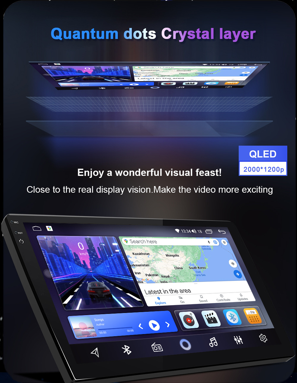 Android Navigation Is Suitable for 07-11 Toyota Corolla Navigator Car Mp5 Player All-In-One Gps