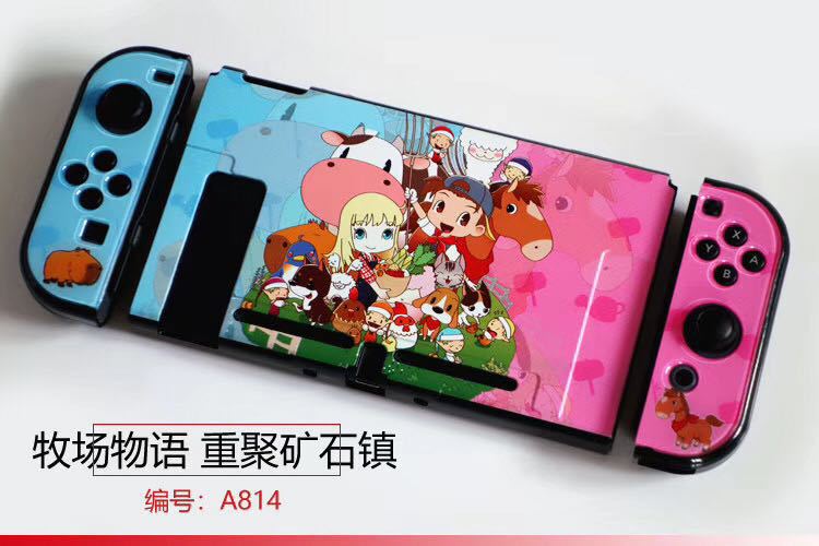 【一件】任天堂switch分体保護ケースゲームテーマカラーケース硬質保護ケース|undefined