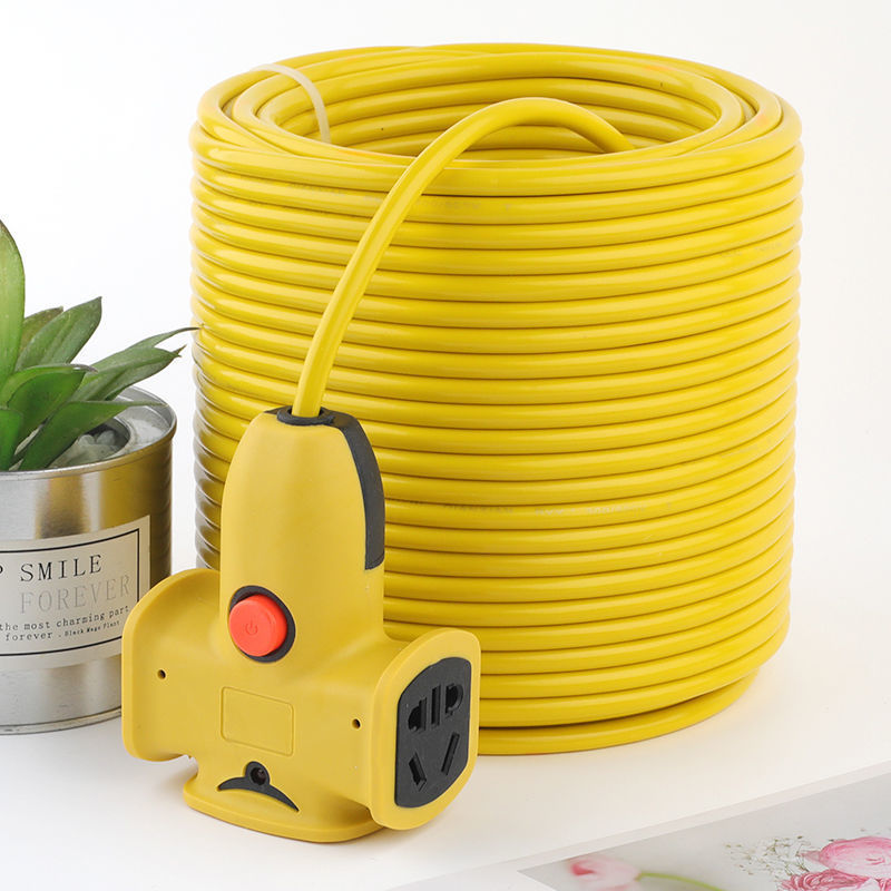 5-30米开关插座加长线拖线板排插家用电车充电插排插线板