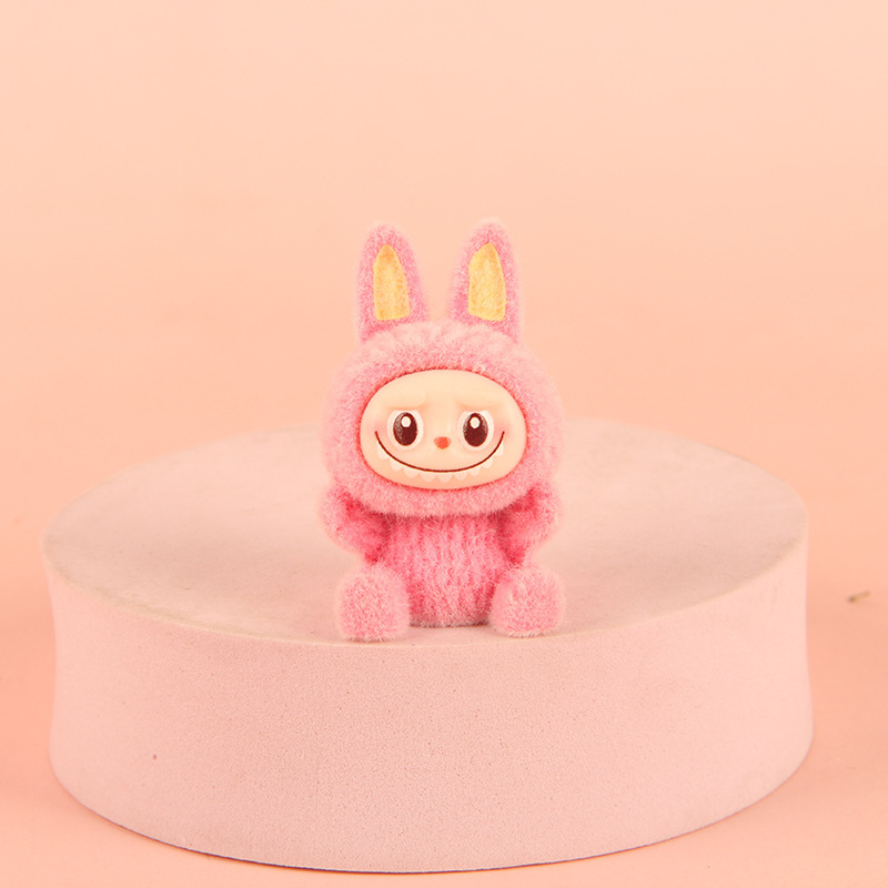 かわいいトレンディな植毛ラブ布羊の装飾品樹脂 diy ジュエリーアクセサリー人形マイクロ風景小さな装飾品ギフト|undefined