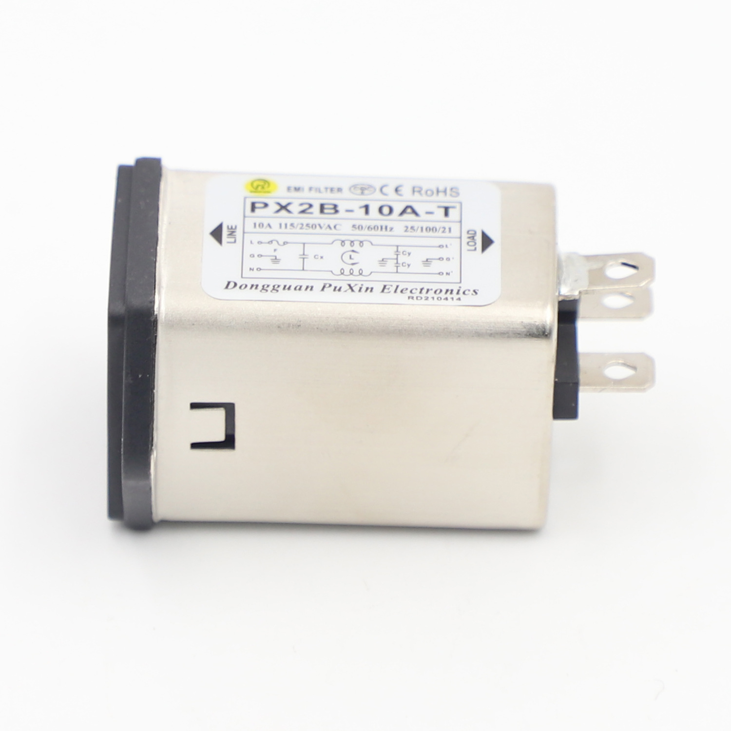 普鑫电源滤波器插座保险丝一体式厂家直销批量优惠高品质自主研发